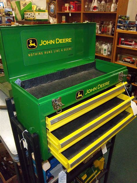 old metal john deere tool box|john deere tool storage boxes.